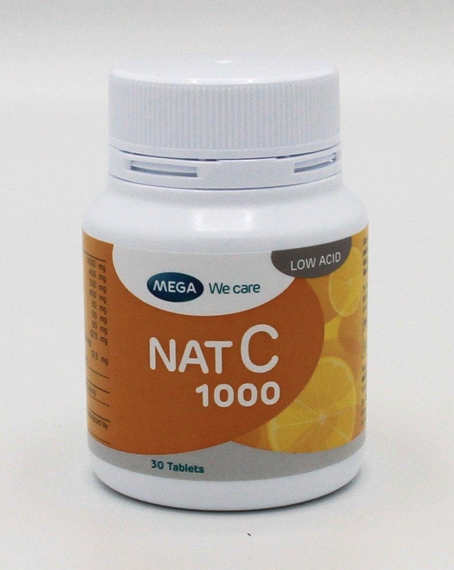 Nat C Vitamin C Tabs 1000mg 30s