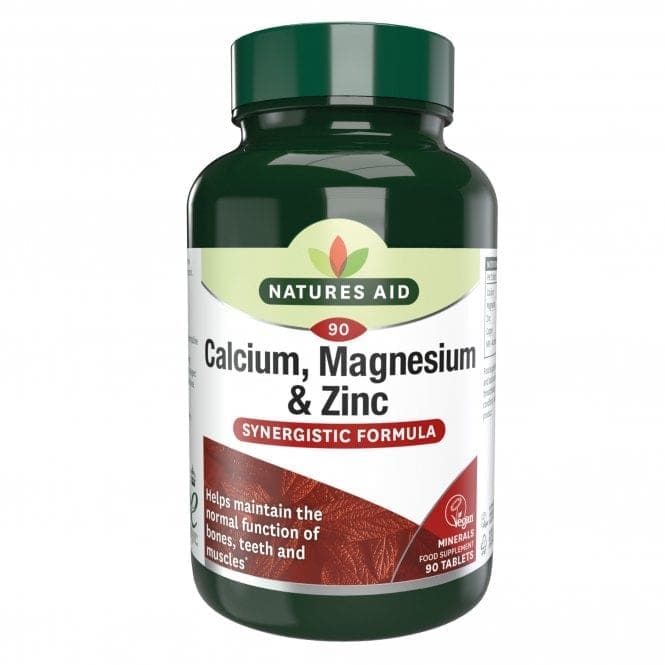 Natures Aid Calcium Magnesium & Zinc  Tabs  90s